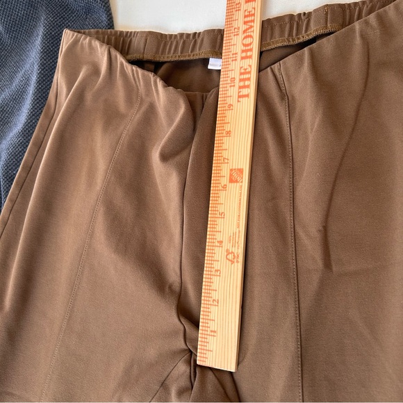 Lot Of 2 J Jill Ponte Pants Women’s XL  Tan Herringbone Slim Leg Pull On Stretch - Picture 10 of 16